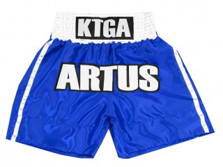 Personlig Boxing Shorts : KNBXCUST-2042-Blå